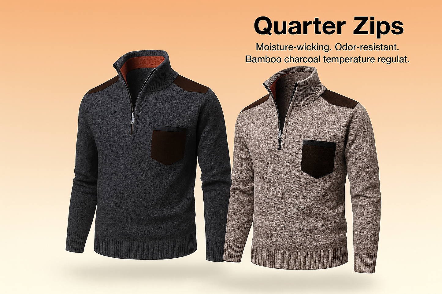 Pullover Quarter Zips